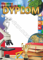 Dyplom za konkurs z Wiedzy