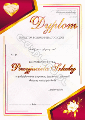 Dyplom "Przyjaciel Szkoły"