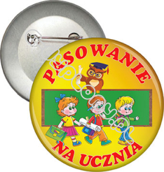 Przypinka "Pasowanie na Ucznia"