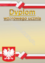 Dyplom wzorowego ucznia