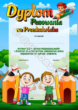 Dyplom Pasowania na Przedszkolaka