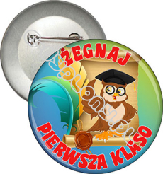 Przypinka "Żegnaj pierwsza klaso"