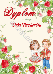 Dyplom z okazji Dnia Truskawki
