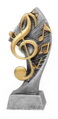 Statuetka "Muzyka" srebrna