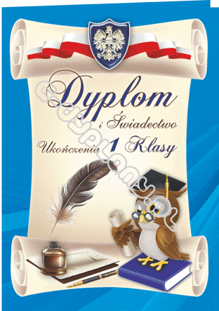 Teczka A4+ \ Dyplom ukończenia 1 klasy