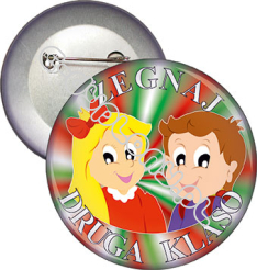 Przypinka "Żegnaj DRUGA Klaso"