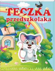 Teczka przedszkolaka z gumką i emblematem "Myszka