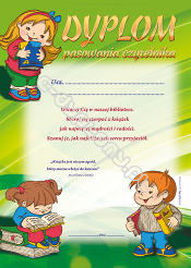 Dyplom pasowania czytelnika