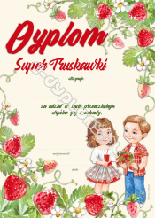Dyplom Super Truskawki