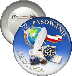 Przypinka "Pasowanie na Ucznia"