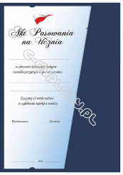 Dyplom Koperta "Akt Pasowania na Ucznia"