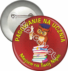 Przypinka "Pasowanie na Ucznia"