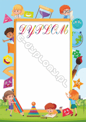 Dyplom za konkurs matematyczny dla dzieci