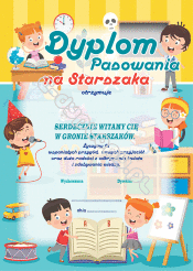 Dyplom pasowania na starszaka