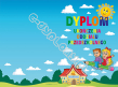 Dyplom Ukończenia Oddziału Przedszkolnego (dzieci, ołówek, szkoła) - 2