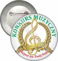 Przypinka Konkurs Muzyczny