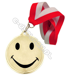 Medal "Uśmieszek" z wstążką