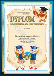 Dyplom Pasowania na Czytelnika