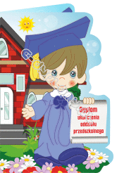 Dyplom Ukończenia Oddziału Przedszkolnego (dzieci w birecie)