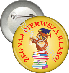 Przypinka "Żegnaj pierwsza klaso"