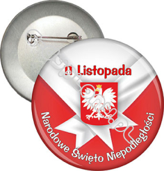 Przypinka  "11 Listopada - Święto Niepodległości"