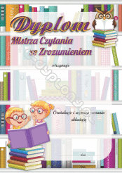 Dyplom  Mistrza Czytania ze Zrozumieniem