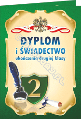 Teczka A4+ \Dyplom na Świadectwo Ukończenia Klasy Drugiej