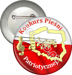 Przypinka "Konkurs Pieśni Patriotycznej"