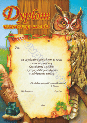 Dyplom Wzorowego Ucznia