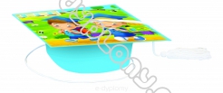 Biret dla pierwszoklasisty  (LAKIEROWANY) (dzieci w biretach)
