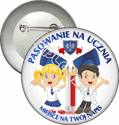 Przypinka "Pasowanie na Ucznia"