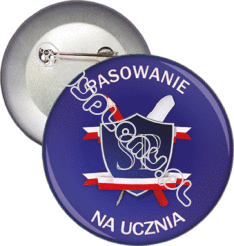 Przypinka "Pasowanie na Ucznia"