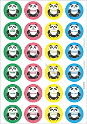 Naklejki "Panda"