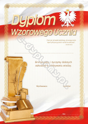 Dyplom wzorowego ucznia